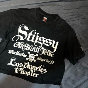 Stussy crop tshirt